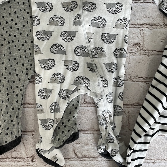 Cloud Island Set of 3 Zip Footies - Picture 5 of 7